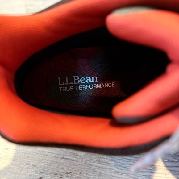 Men's Hiking L.L.Bean Access Hiking Boots Mid Waterproof Size 10 Green TEK 2.5 - Picture 10 of 11